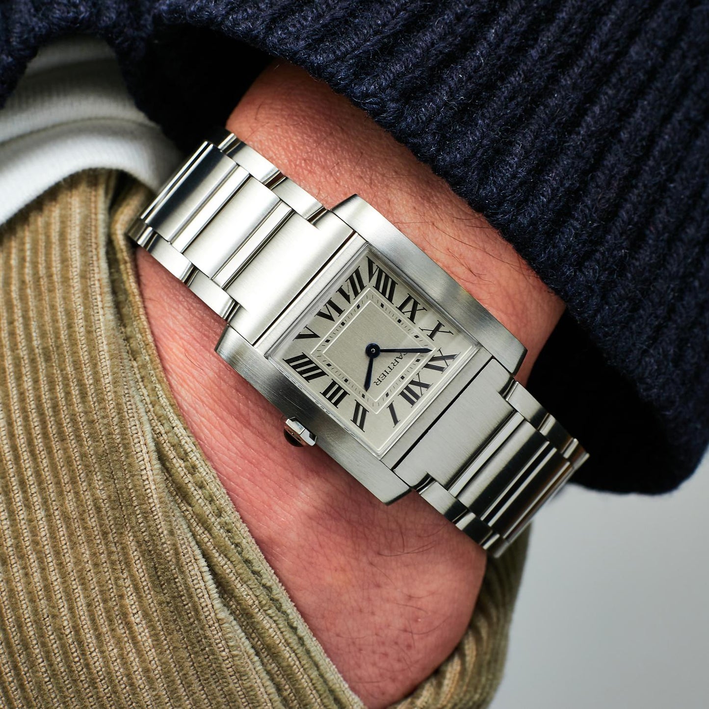 Pre-Owned Cartier Tank Francaise WSTA0074