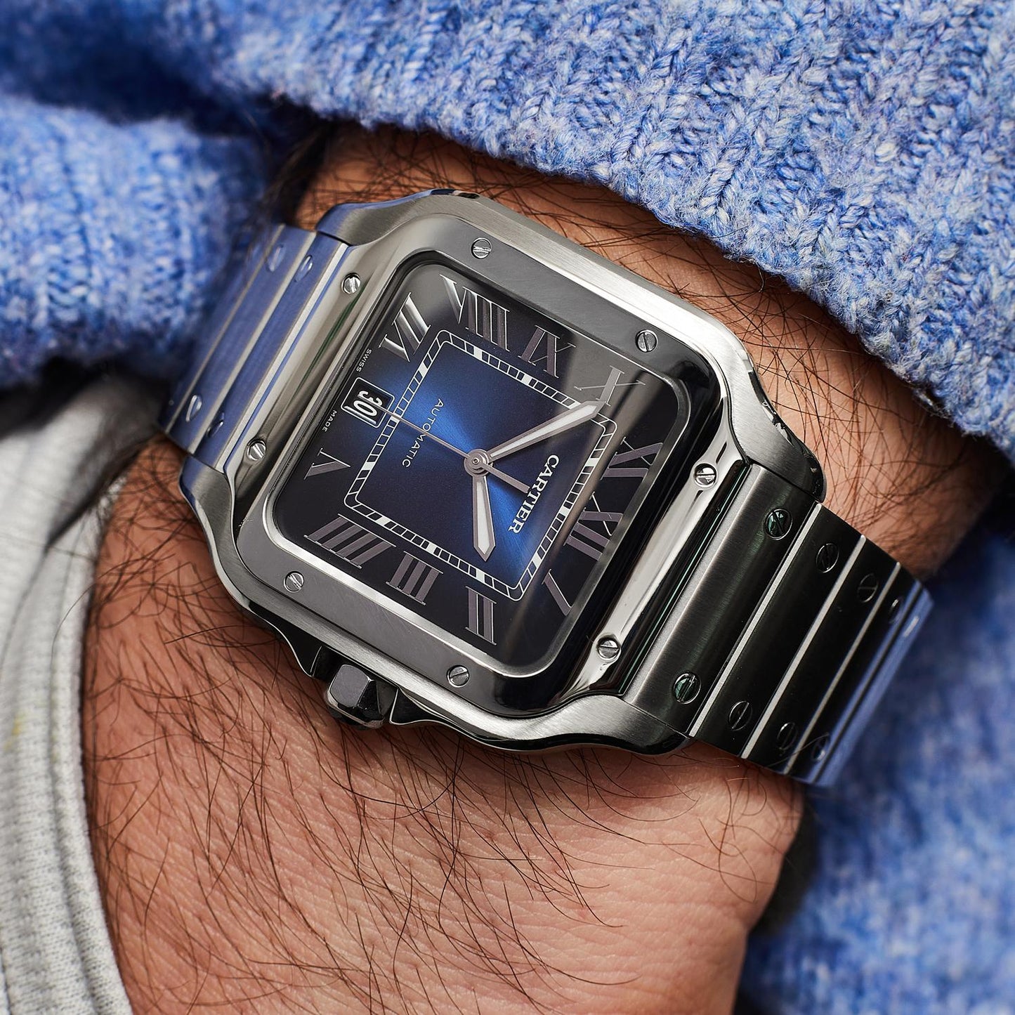 Pre-Owned Cartier Santos de Cartier WSSA0030