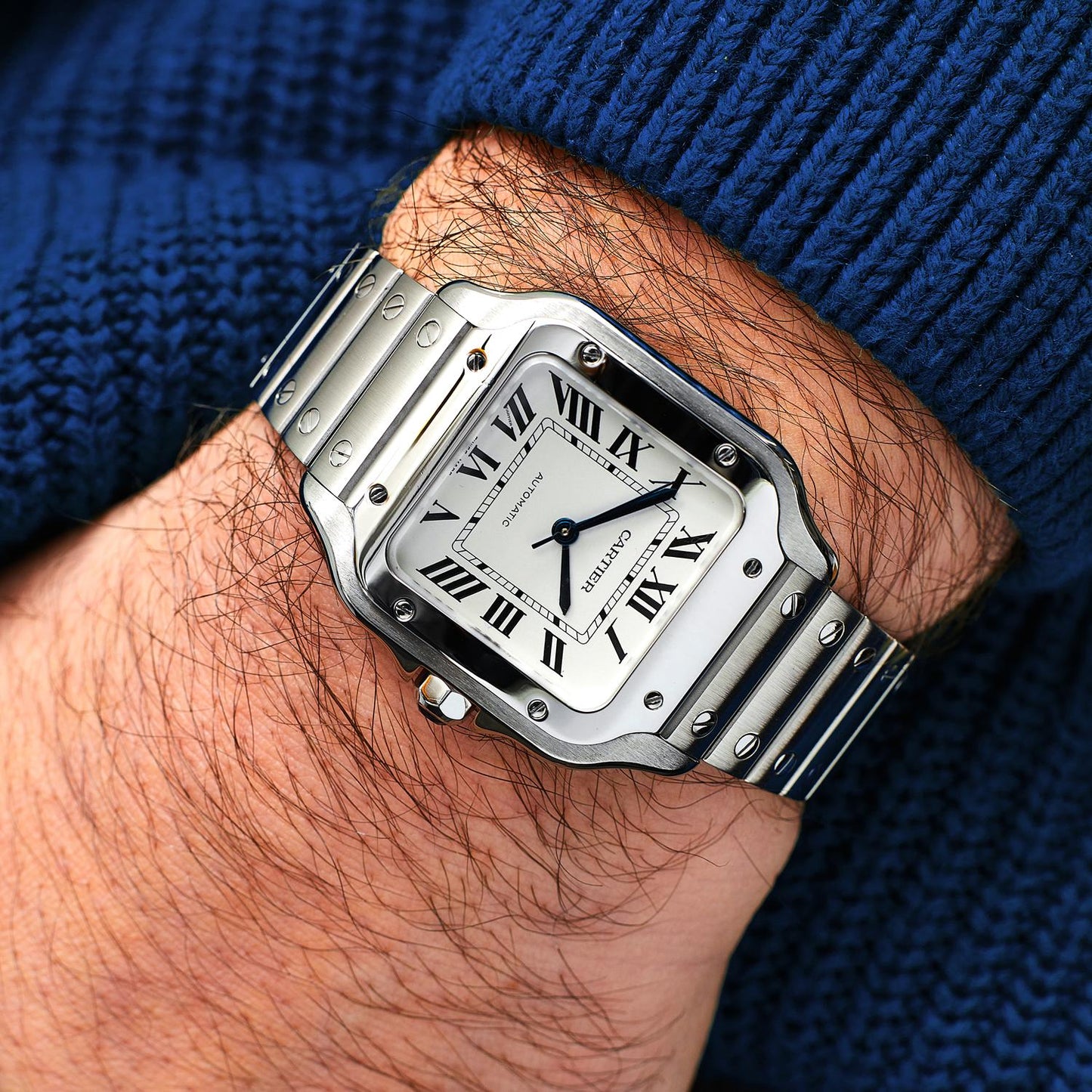Pre-Owned Cartier Santos de Cartier WSSA0010