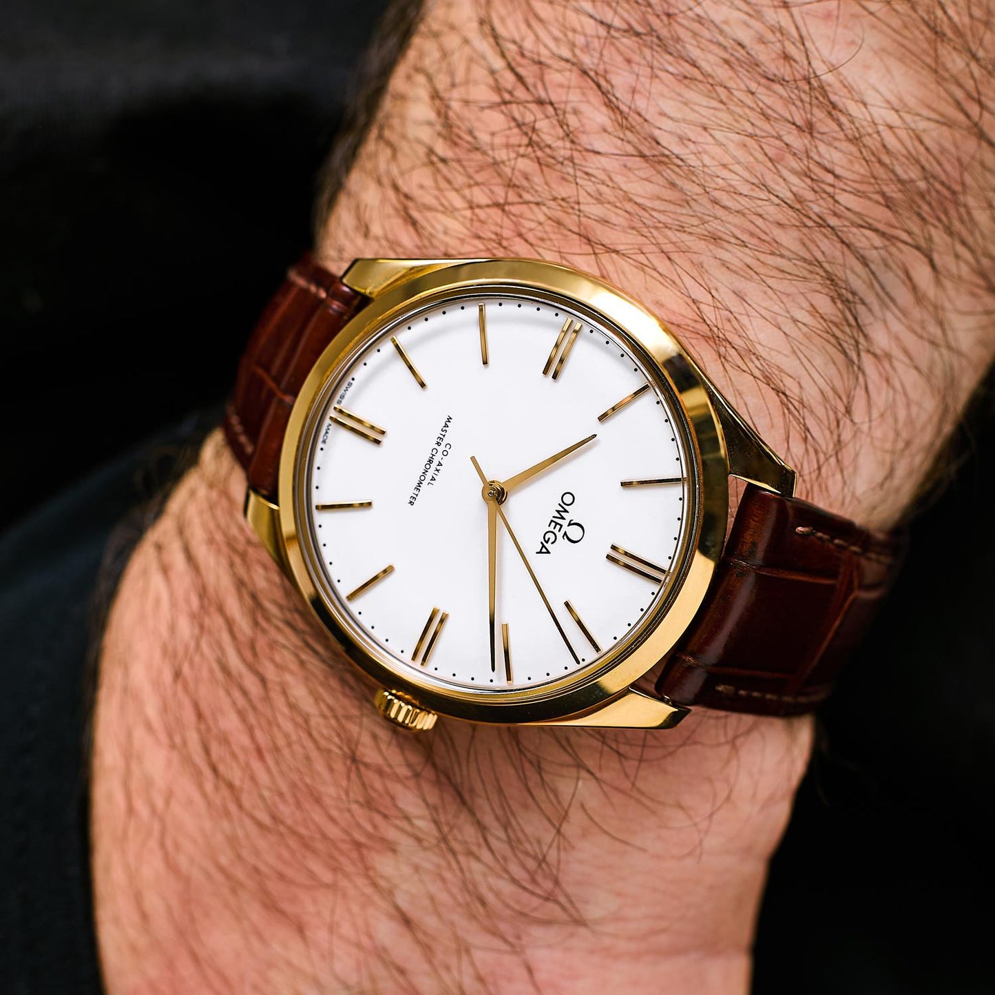 Pre-Owned Omega De Ville Tresor 435.53.40.21.09.001