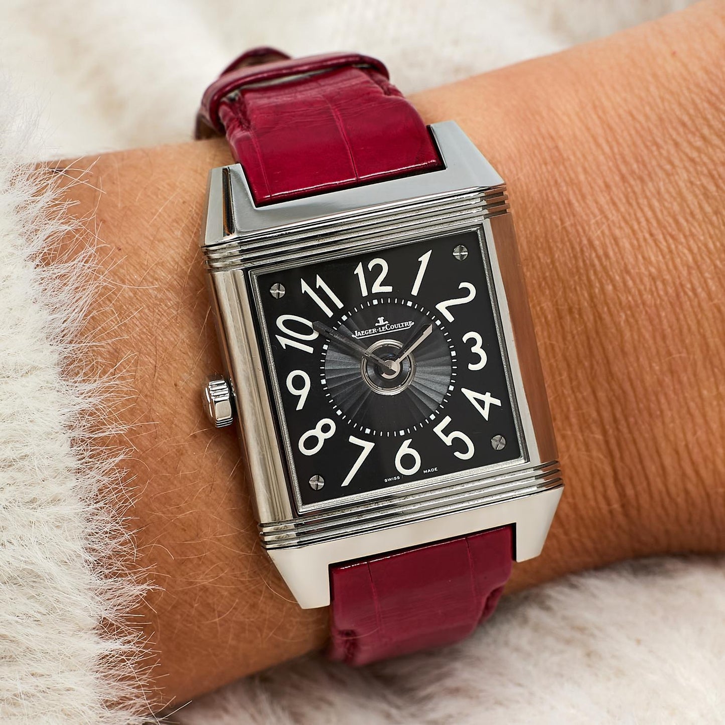 Ladies S/Steel Jaeger-LeCoultre Reverso Squadra Lady Duetto Q7058430