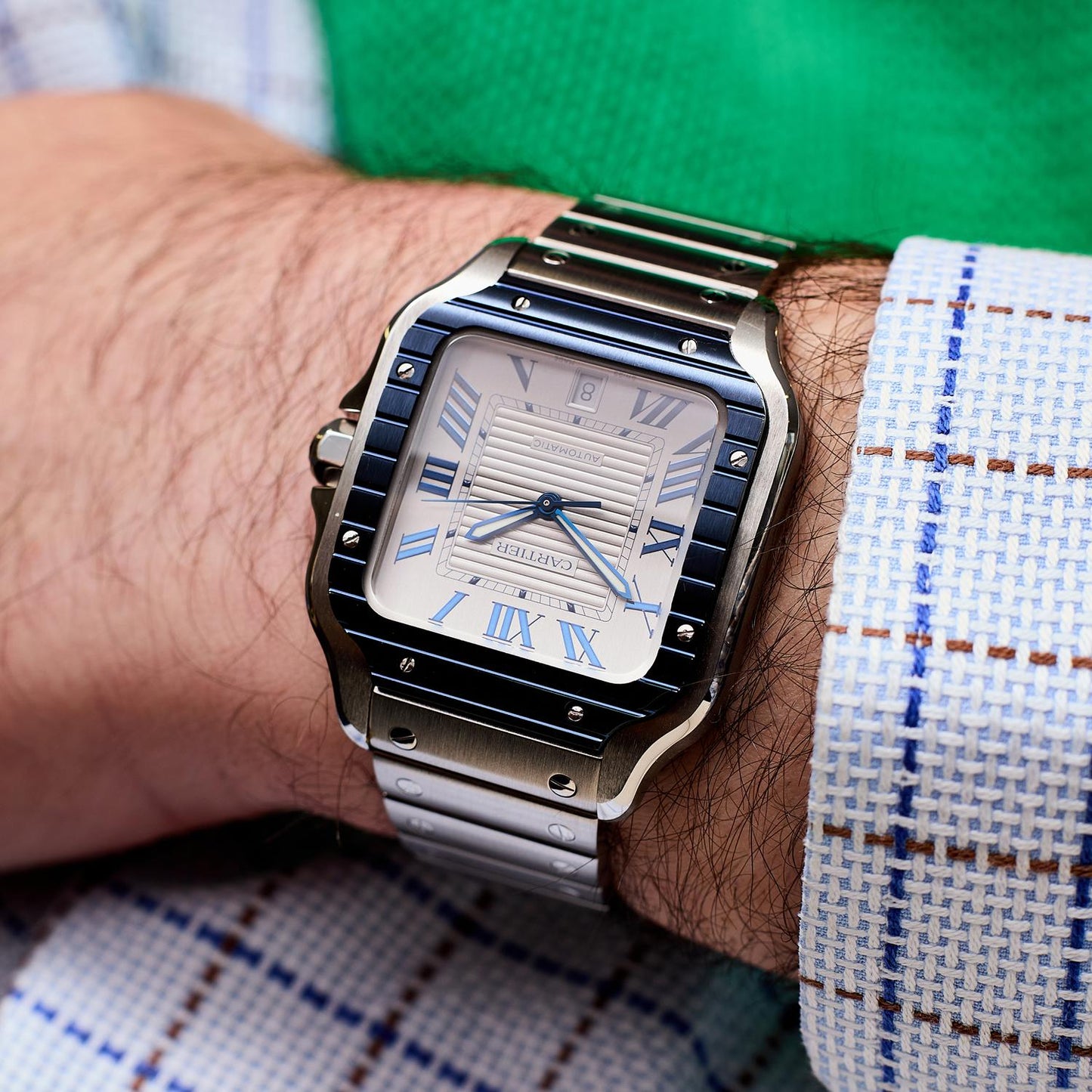 Pre-Owned Cartier Santos de Cartier WSSA0047