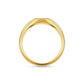 Thomas Sabo Yellow Gold Zirconia Pave Stacking Ring