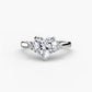 Solitaire with Cluster Shoulders 2