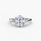 Solitaire with Cluster Shoulders 2
