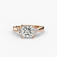Solitaire with Cluster Shoulders 2