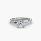 The Emerald Twist Pavé Ring