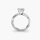 The Emerald Twist Pavé Ring