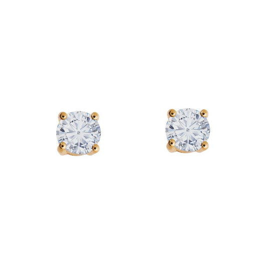 Essentials Gold 0.60ct Diamond Stud Earrings 