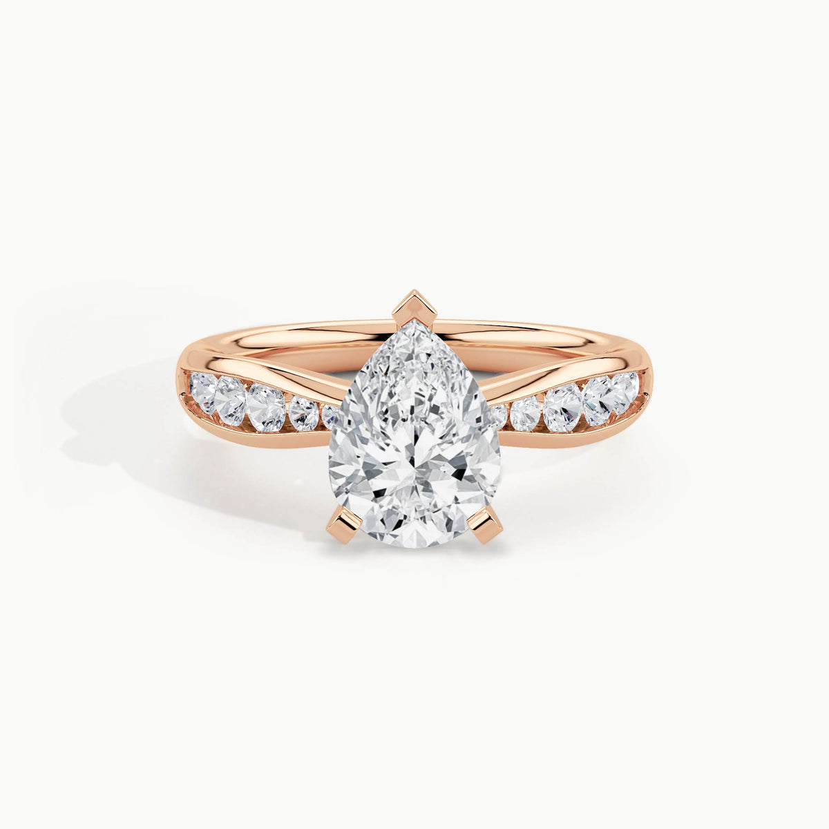 Rose Gold, Pear, down view