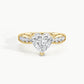 Yellow Gold, Heart, down view