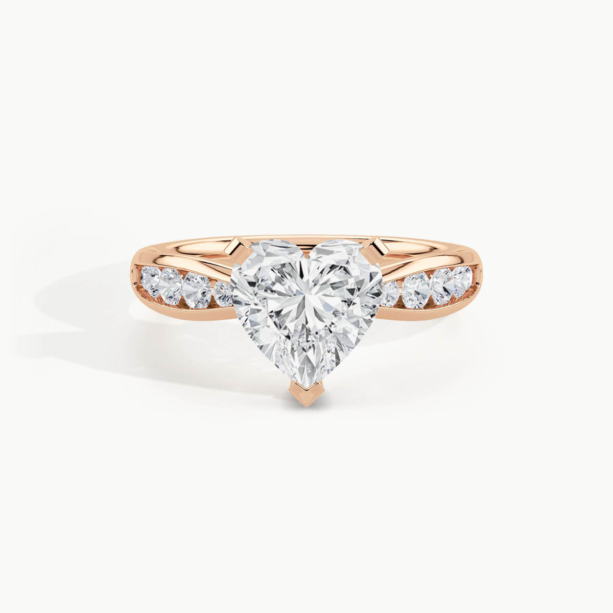 Rose Gold, Heart, down view