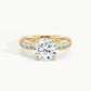 Yellow Gold, Round, down view