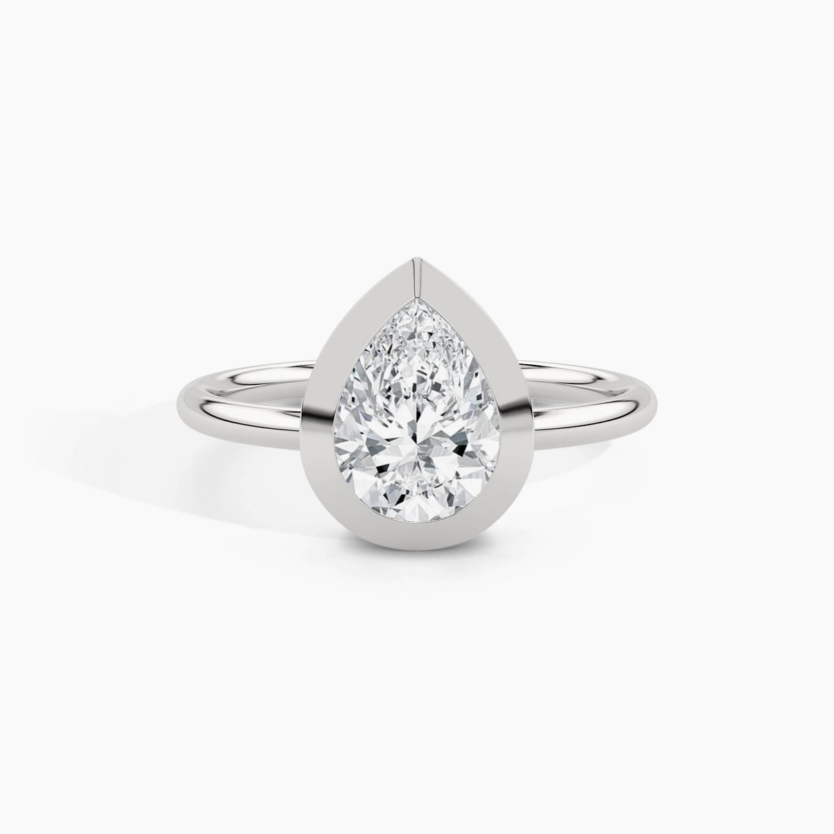 950 Platinum, Pear, down view