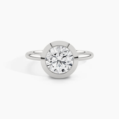White Gold, Round, down view