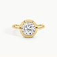 Yellow Gold, Round, down view