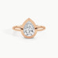 Rose Gold, Pear, down view