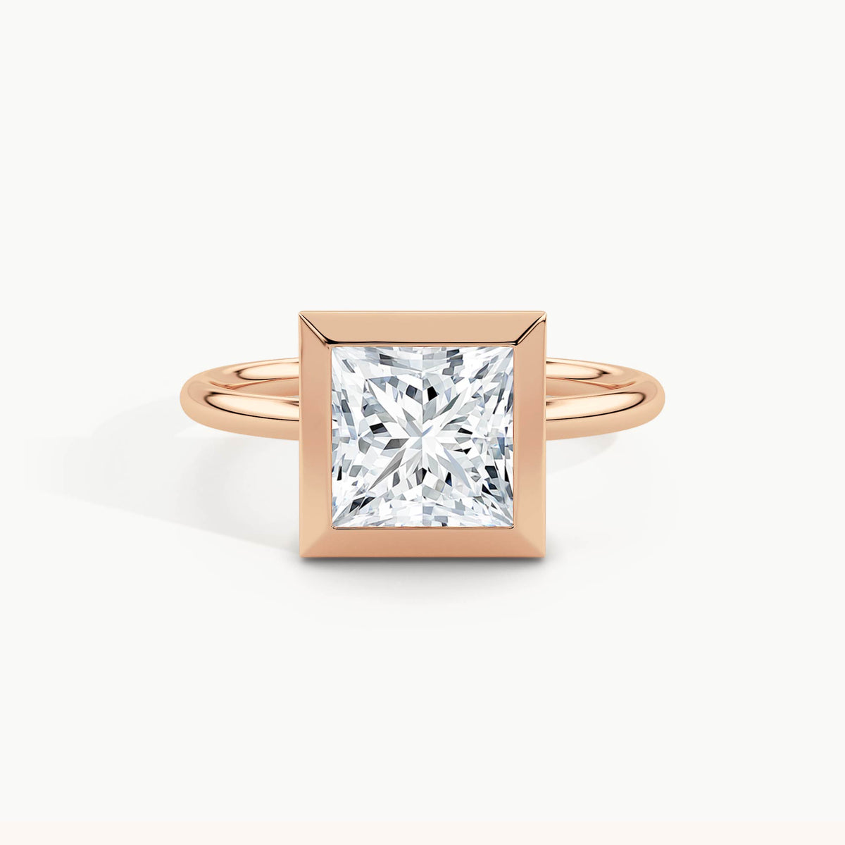 Rose Gold, Princess, down view