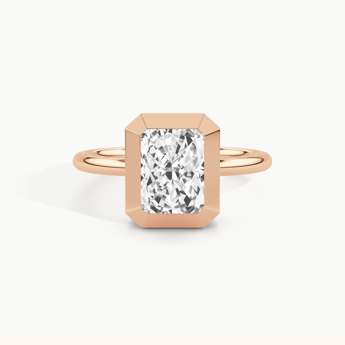 Rose Gold, Radiant, down view