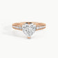 Rose Gold, Heart, down view