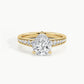 Yellow Gold, Pear, down view