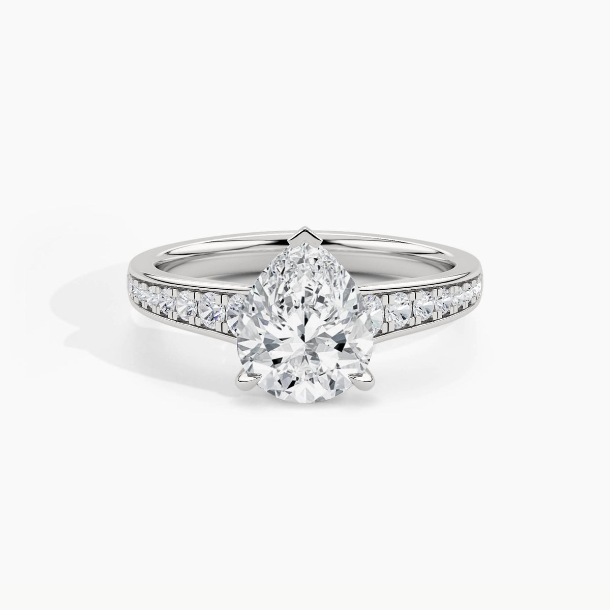 950 Platinum, Pear, down view