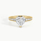 Yellow Gold, Heart, down view