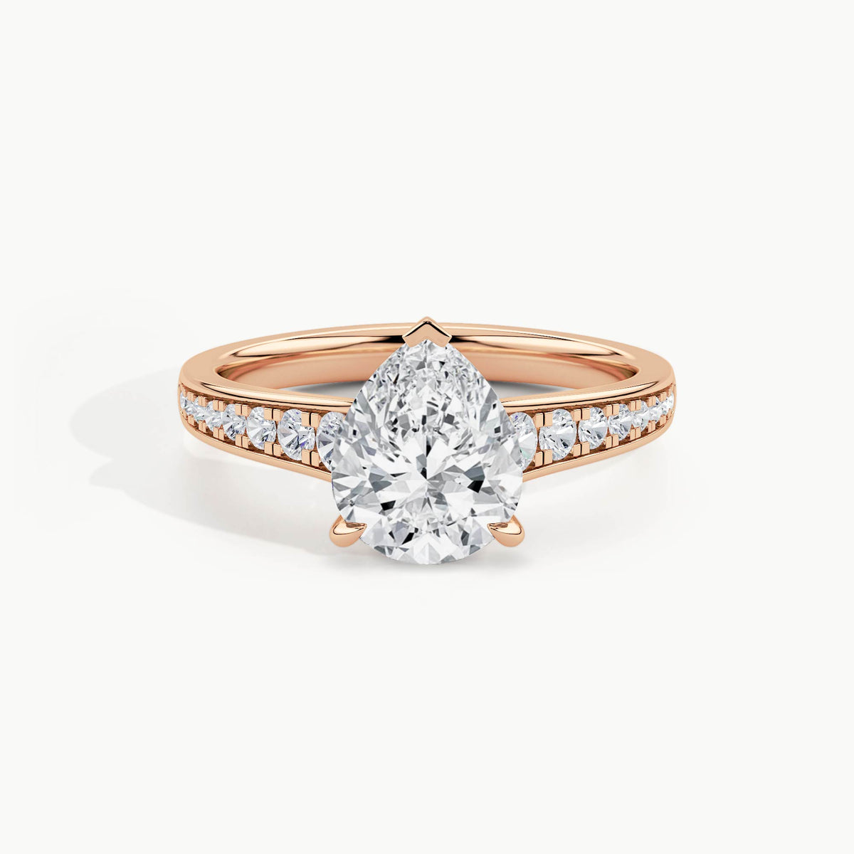 Rose Gold, Pear, down view