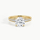 Yellow Gold, Round, down view