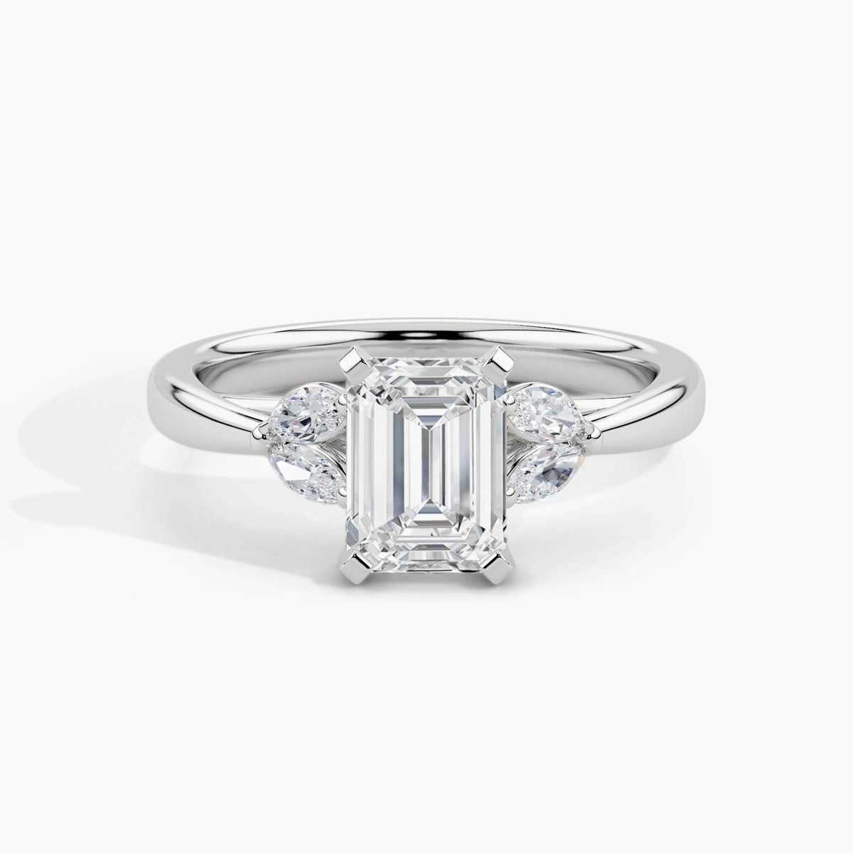White Gold, Emerald, down view