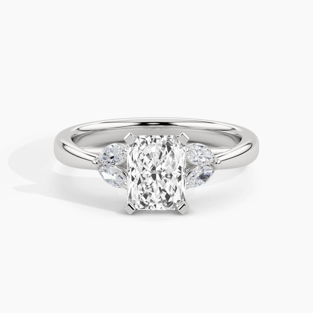 950 Platinum, Radiant, down view