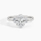 950 Platinum, Oval, down view