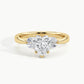 Yellow Gold, Heart, down view