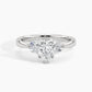 950 Platinum, Heart, down view