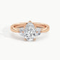 Rose Gold, Pear, down view