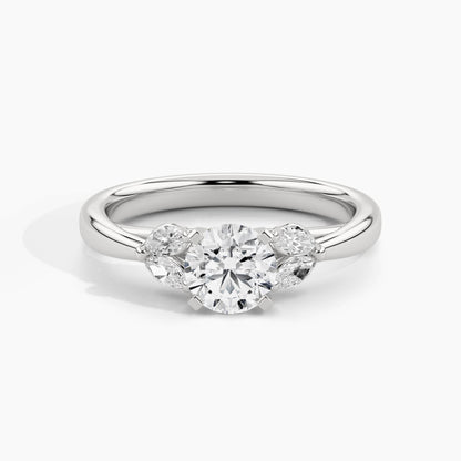 White Gold, Round, down view
