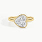 Yellow Gold, Heart, down view