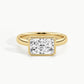 Yellow Gold, Radiant, down view