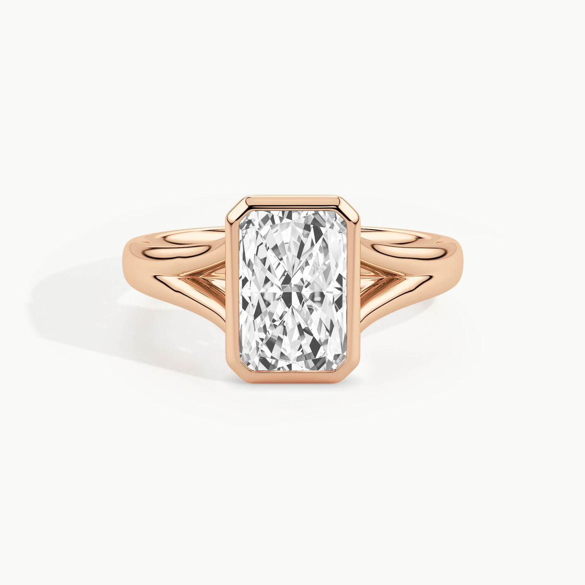 Rose Gold, Radiant, down view