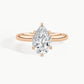 Rose Gold, Pear, down view