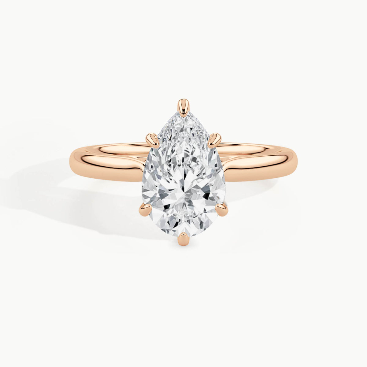Rose Gold, Pear, down view