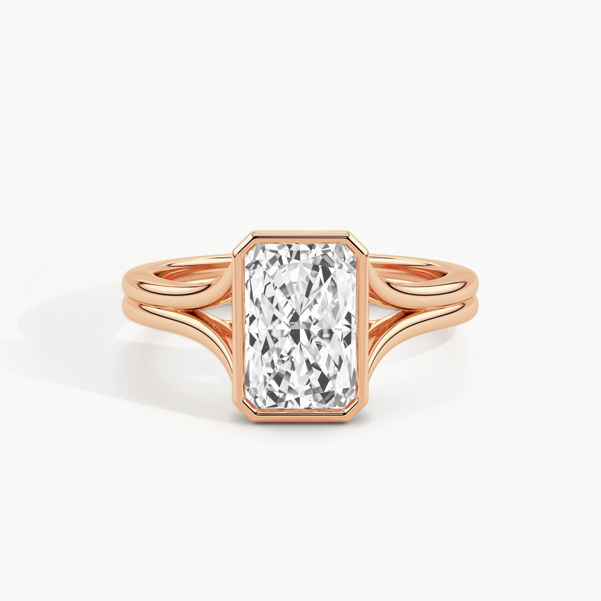 Rose Gold, Radiant, down view