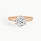 Rose Gold, Round, down view