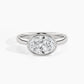 White Gold, Oval, down view