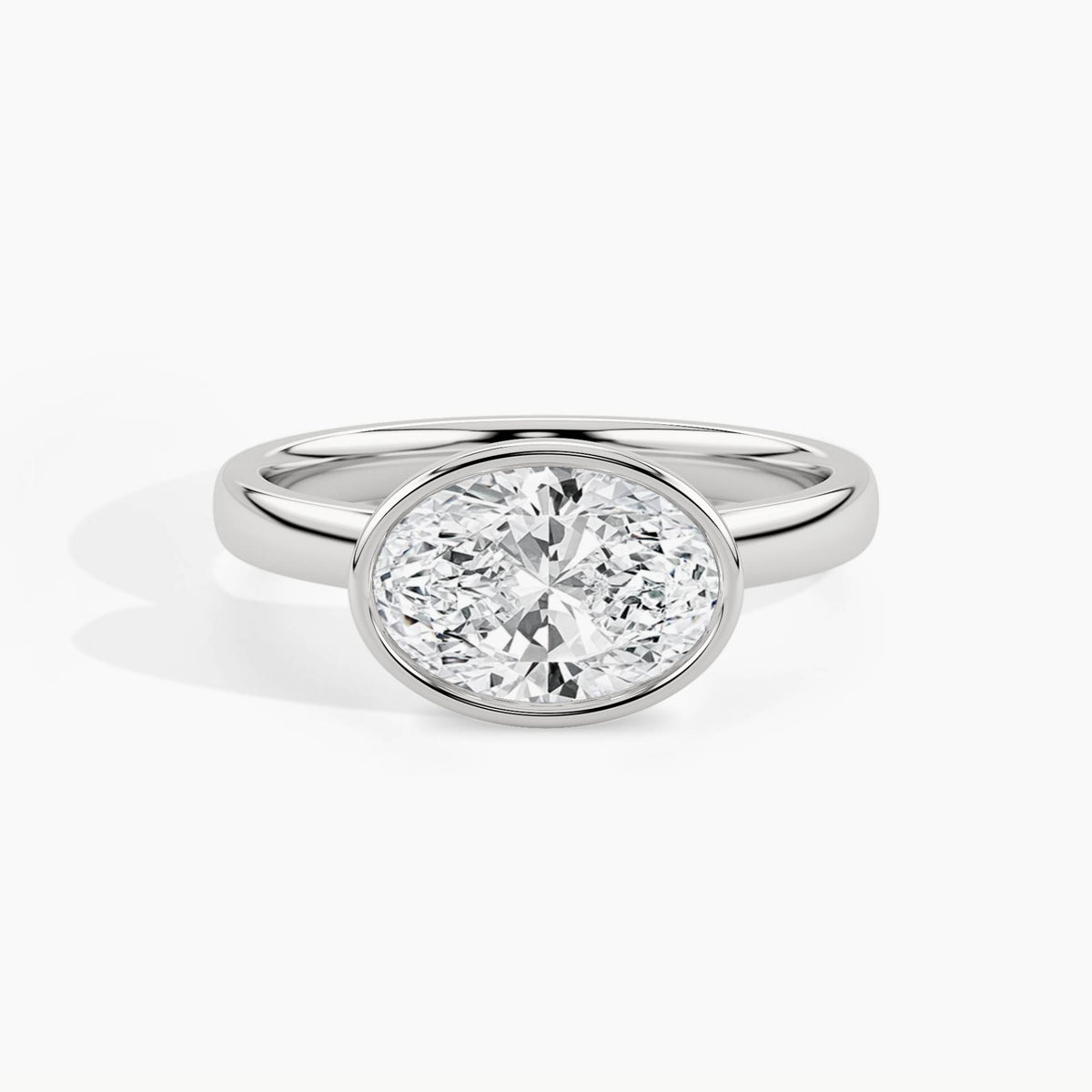 White Gold, Oval, down view