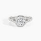 950 Platinum, Round, down view