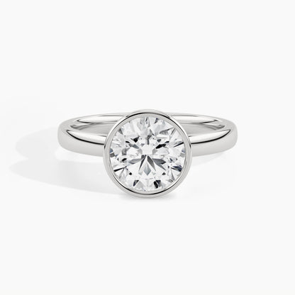 White Gold, Round, down view