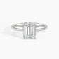950 Platinum, Emerald, down view