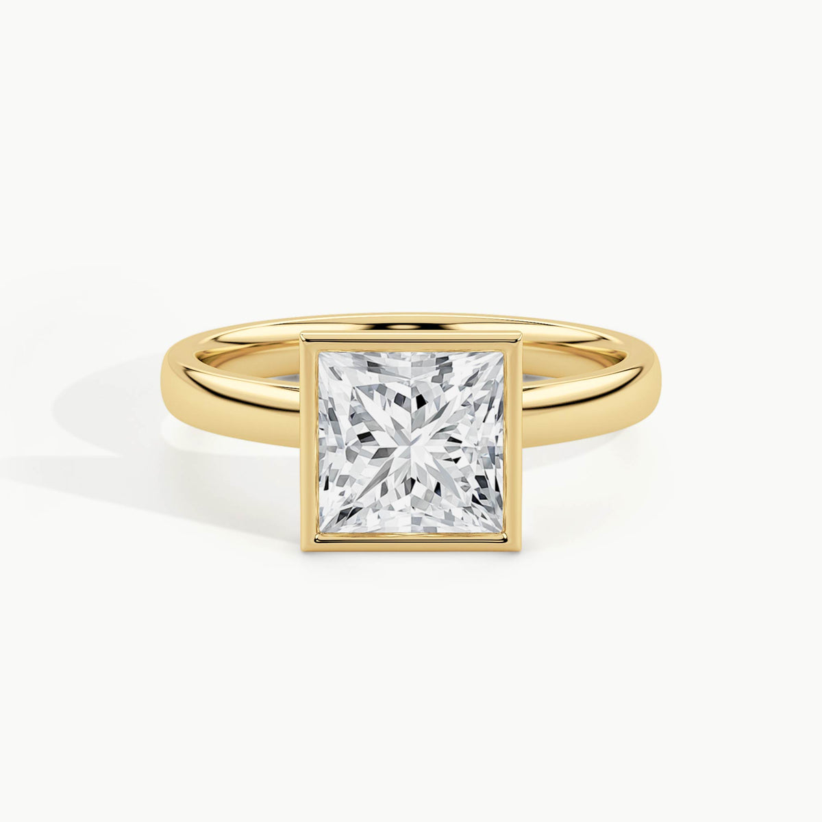 Yellow Gold, Princess, down view