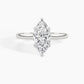White Gold, Marquise, down view